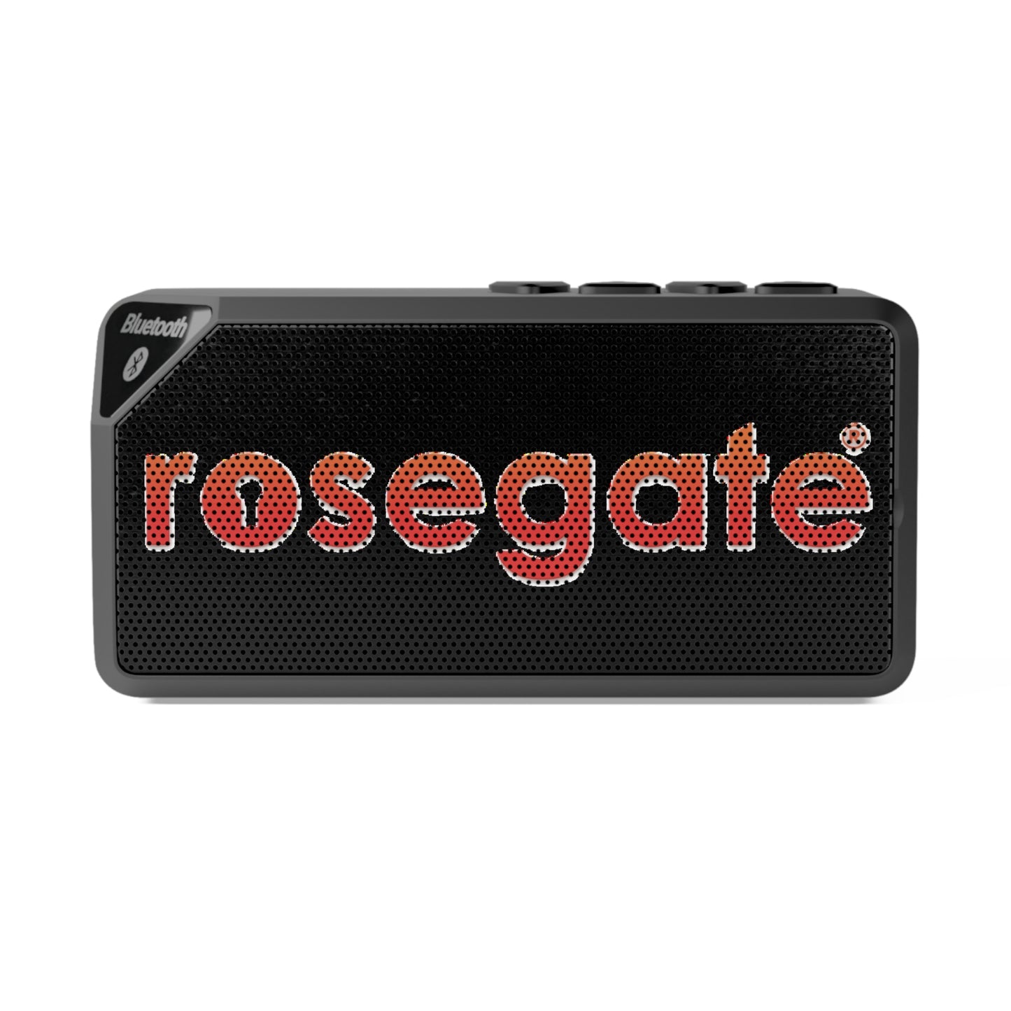 Bluetooth Speaker — 'rosegate' Retro Logo Portable Speaker