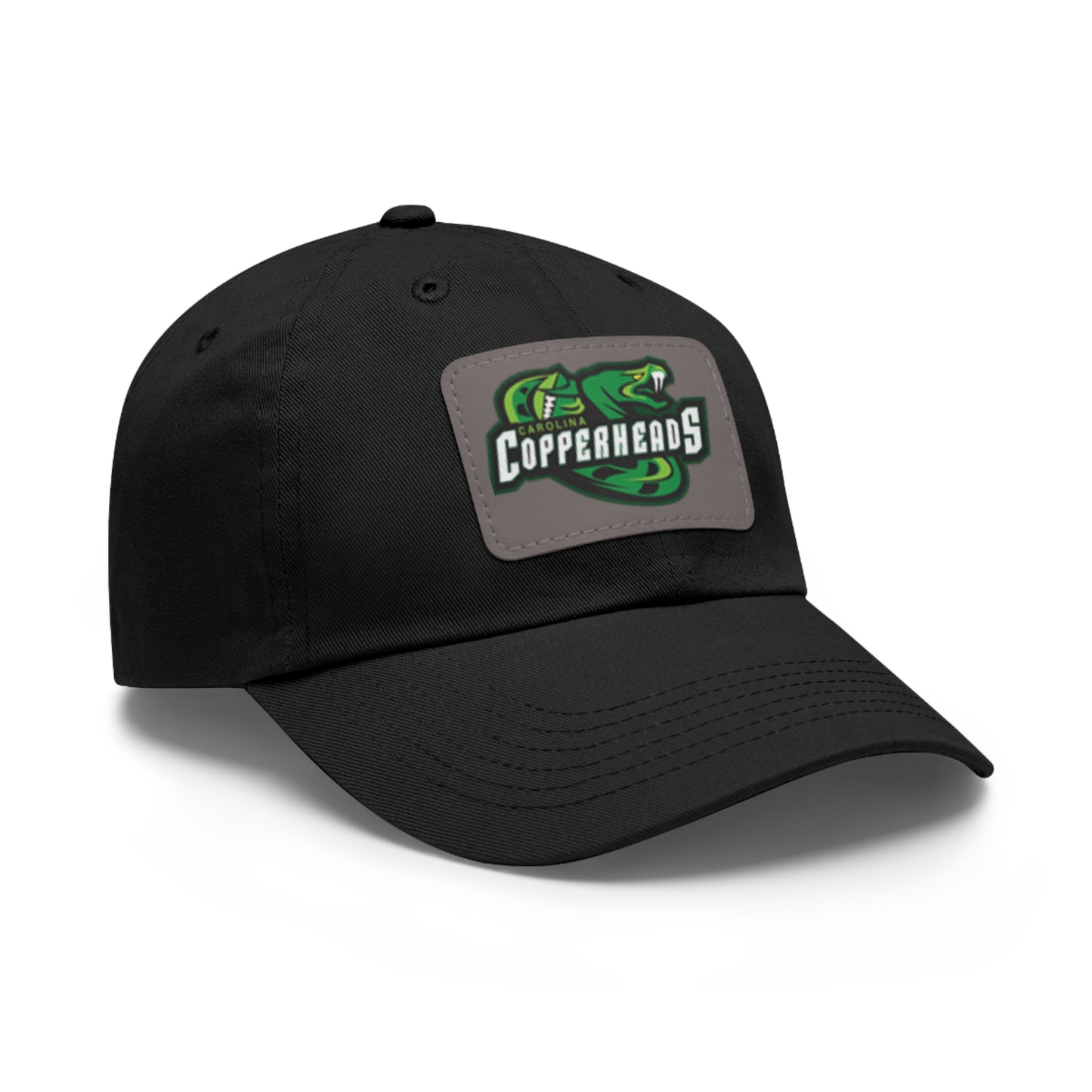 Stylish Dad Hat with Copperheads Leather Patch – Perfect for Casual Outings, Gifts, and Events