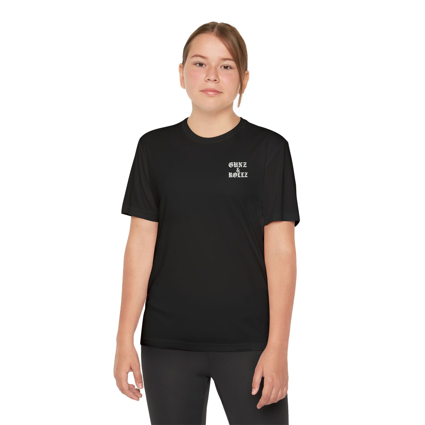 Little Female Warrior Youth Tee — Kids Martial Arts T‑Shirt (“Little Warrior” Back Design)