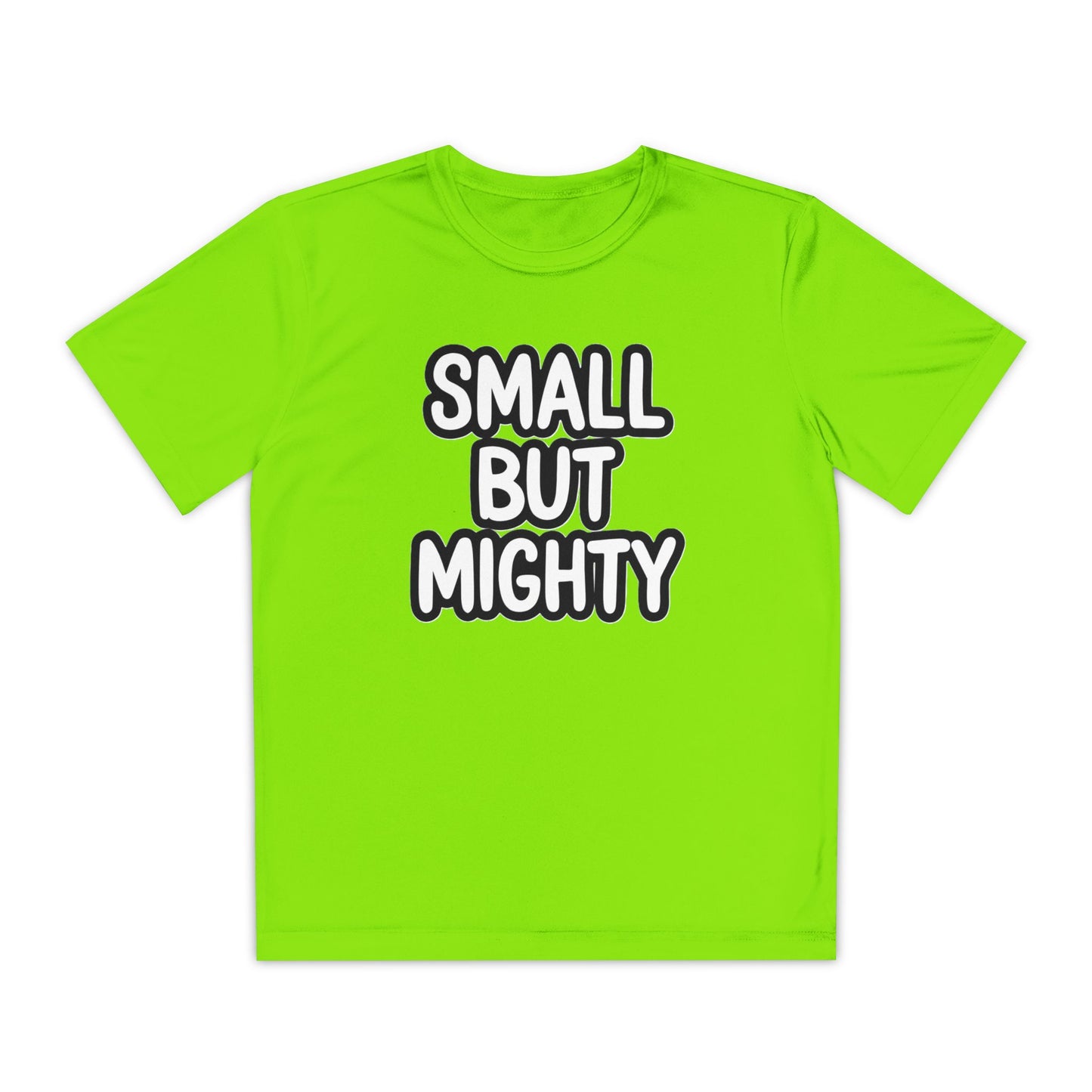 Youth T-Shirt — "Small But Mighty" Motivational Kids Tee