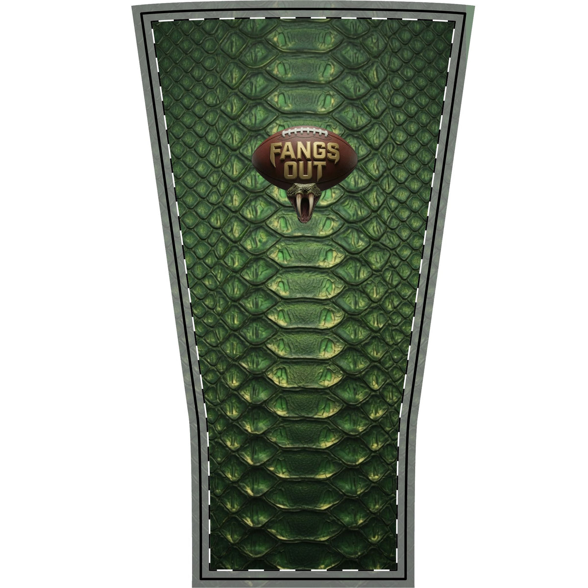 Snake Scale Arm Sleeve – “Fangs Out” Football Compression Sleeve