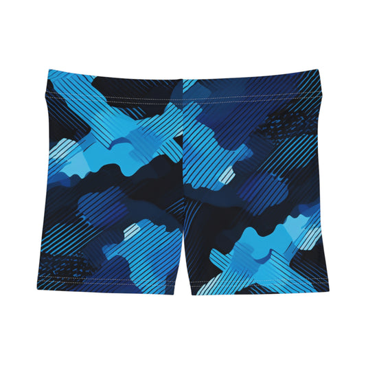 Ocean Wave Women's Shorts, Beachwear, Summer Style, Athletic Shorts, Casual Wear, Vacation Outfit