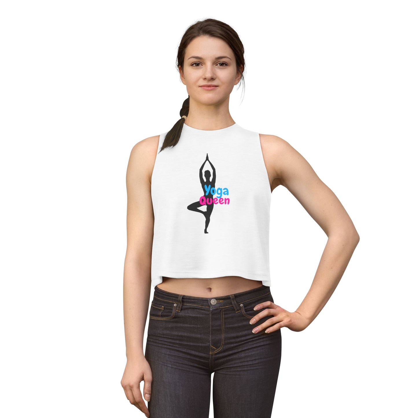 Yoga Queen Crop Top — Women's Yoga Tank Top
