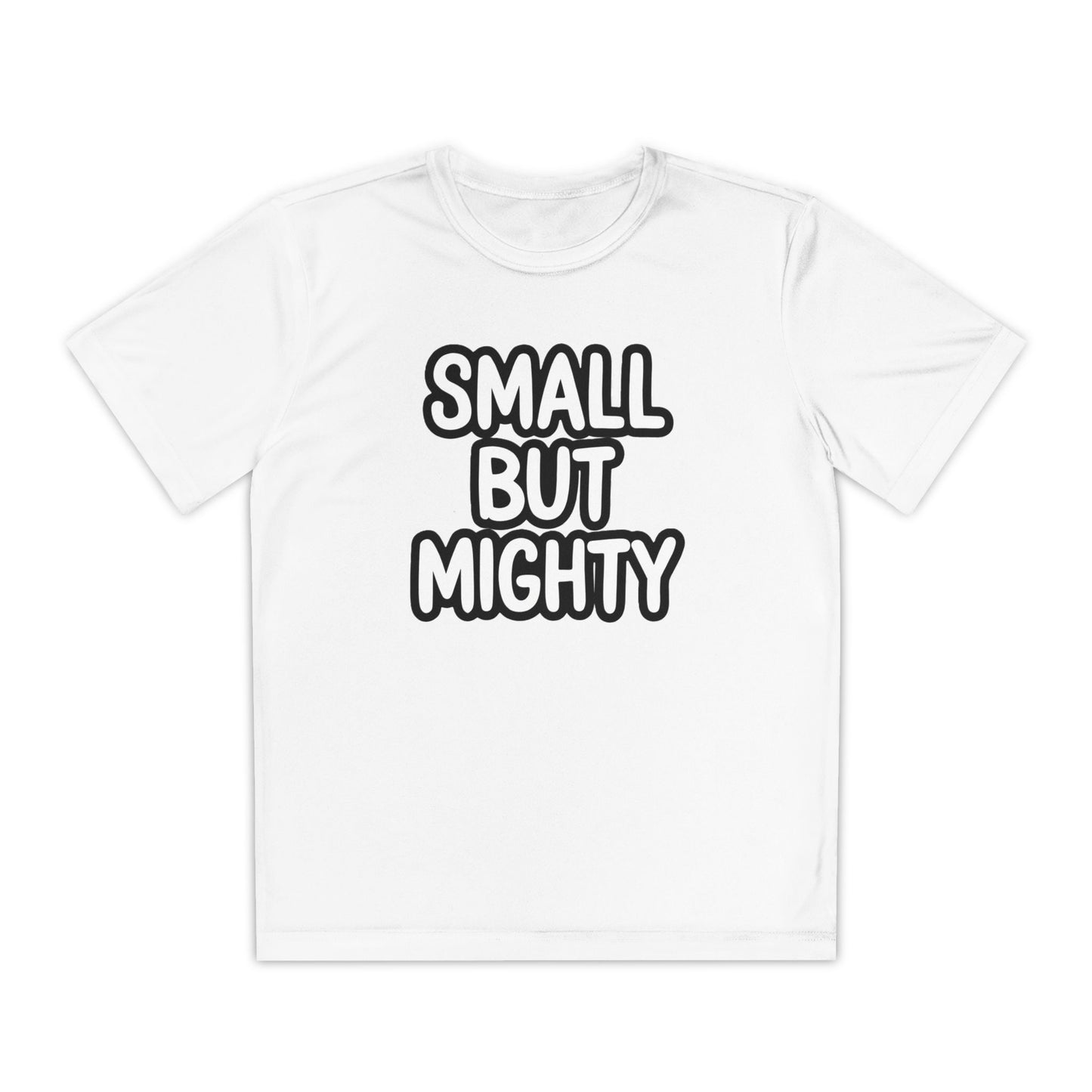 Youth T-Shirt — "Small But Mighty" Motivational Kids Tee