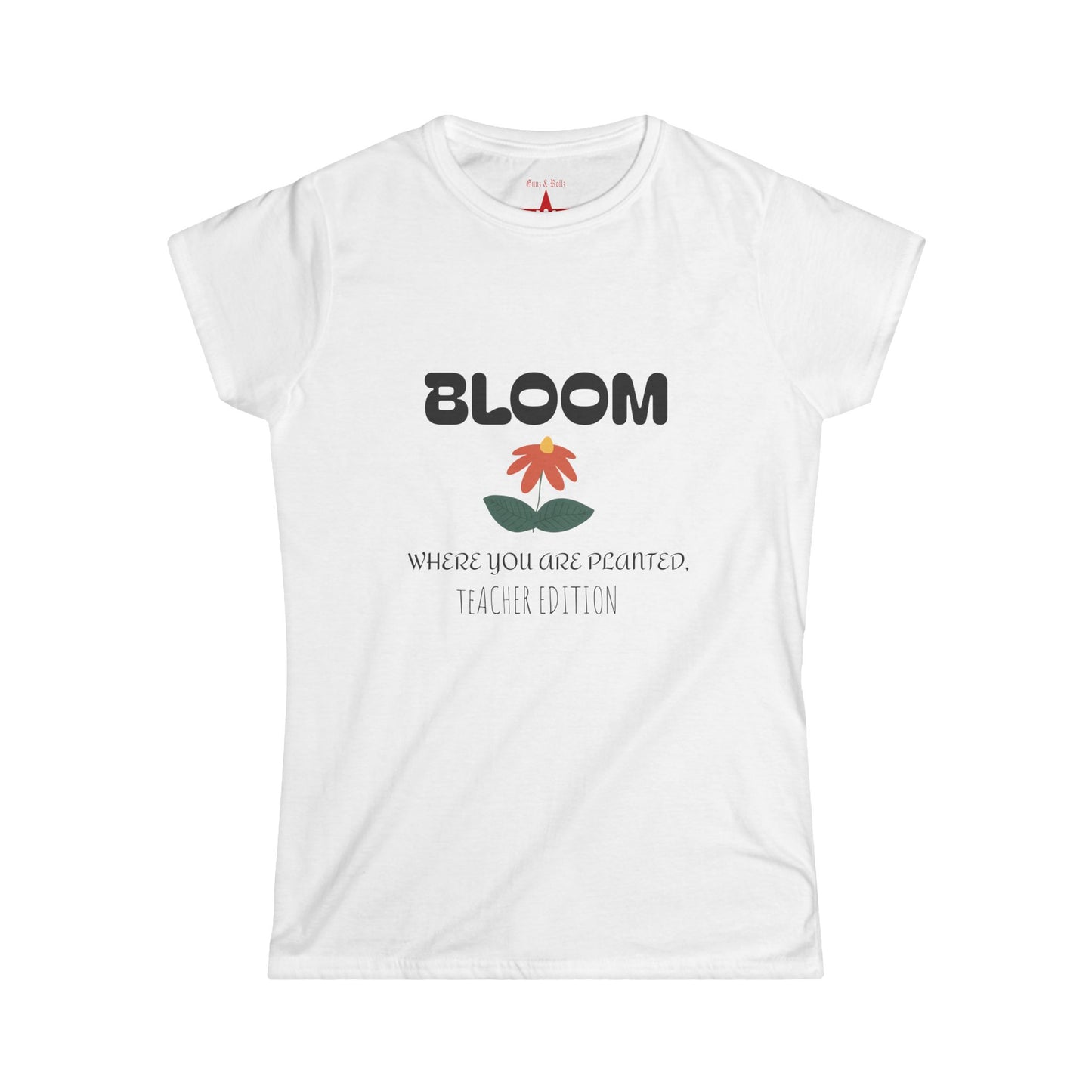 Bloom Women's Tee - Positive Vibes, Nature Lover Gift, Spring Outfit, Everyday Wear, Inspirational Quote Shirt