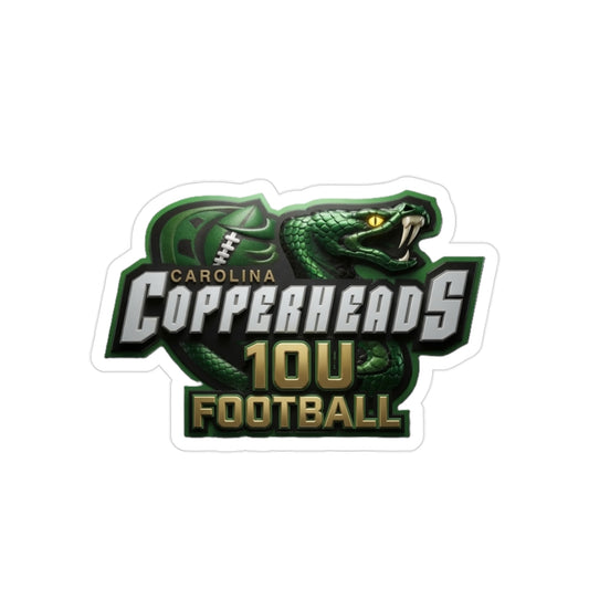 Carolina Copperheads Die-Cut Outdoor Sticker, Sports Team Decal for Fans, Waterproof Car Art, Perfect for Gifts, Sports Enthusiast Decor