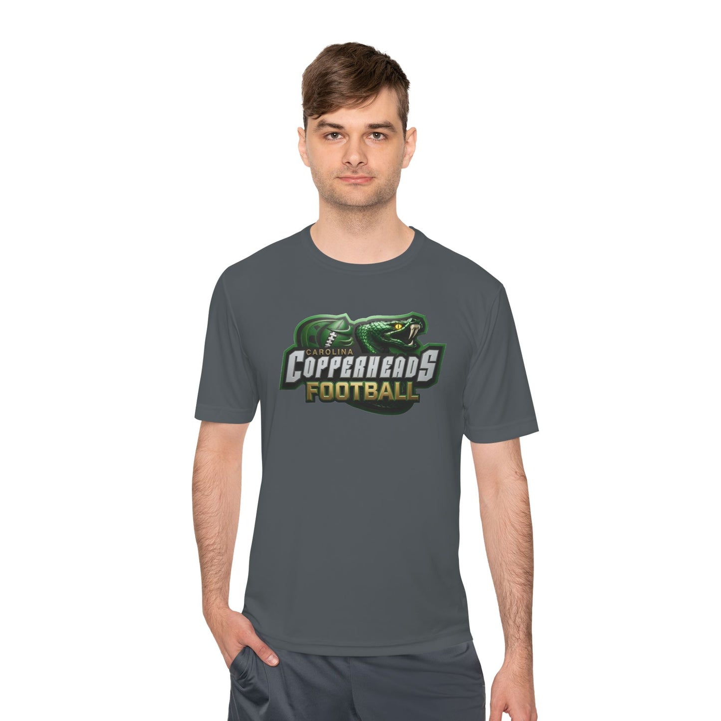 Copperheads Strike Unisex Moisture Wicking Tee - Perfect for Sports, Fitness, Team Events, Outdoor Activities, Gifts