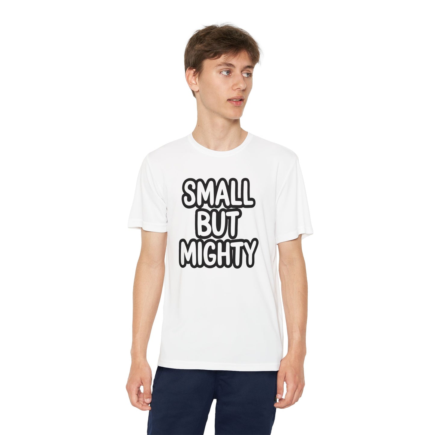 Youth T-Shirt — "Small But Mighty" Motivational Kids Tee
