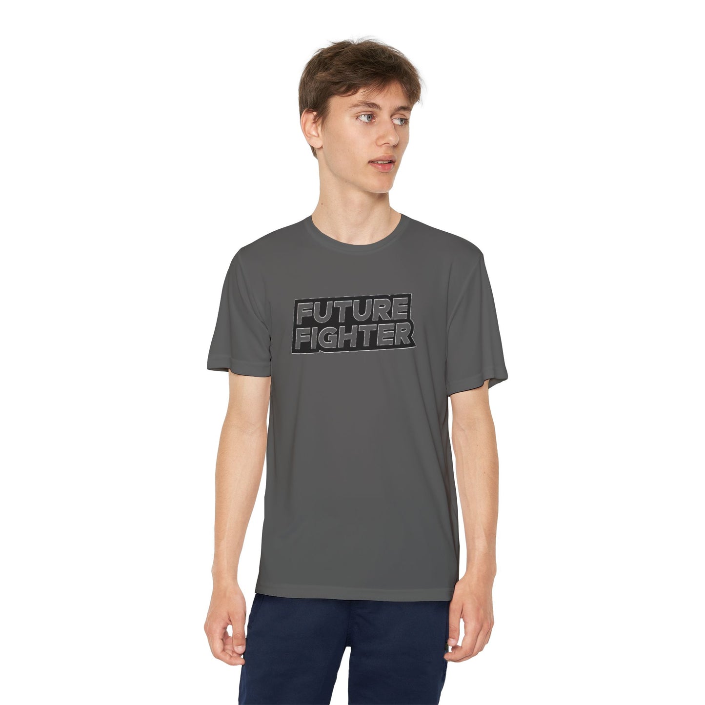 Youth Tee — “Future Fighter” Graphic Shirt for Kids