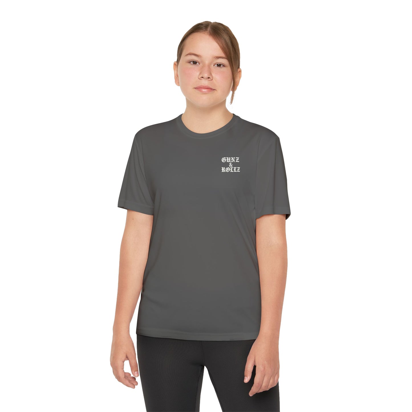Little Female Warrior Youth Tee — Kids Martial Arts T‑Shirt (“Little Warrior” Back Design)