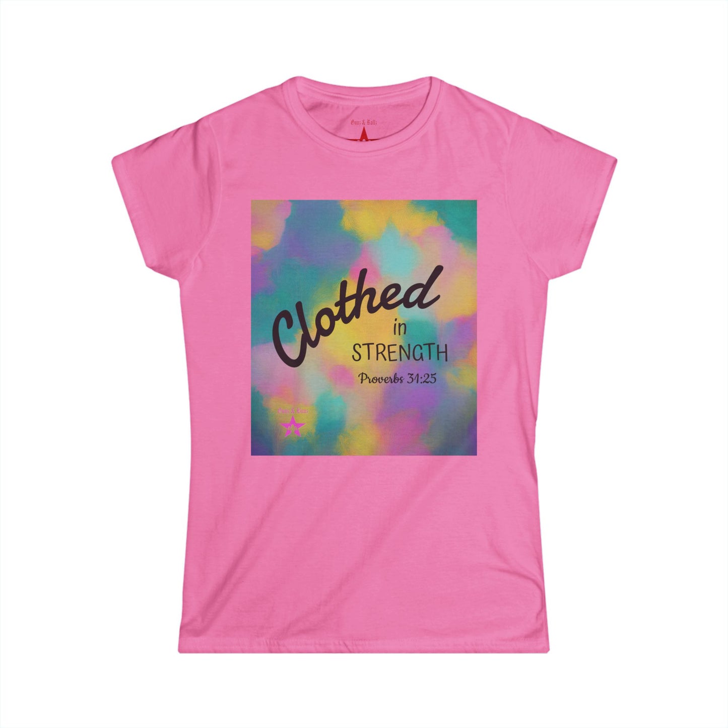 Clothed in Strength & Dignity Christian T-Shirt for Women – Inspirational Bible Verse Tee, Motivational Faith Gift