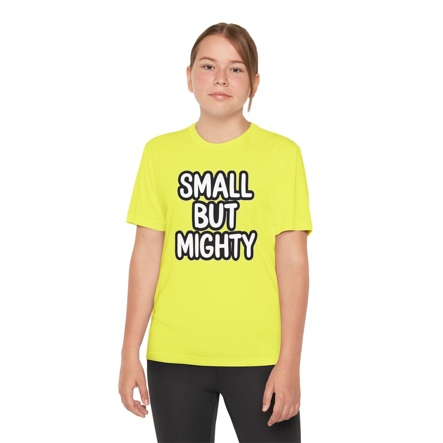 Youth T-Shirt — "Small But Mighty" Motivational Kids Tee