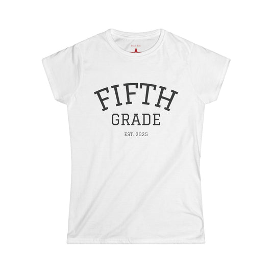 Fifth Grade Vintage Tee, Back-to-School Shirt, Teacher Appreciation Gift, Class of 2023 Clothing, Kids' Graduation Outfit