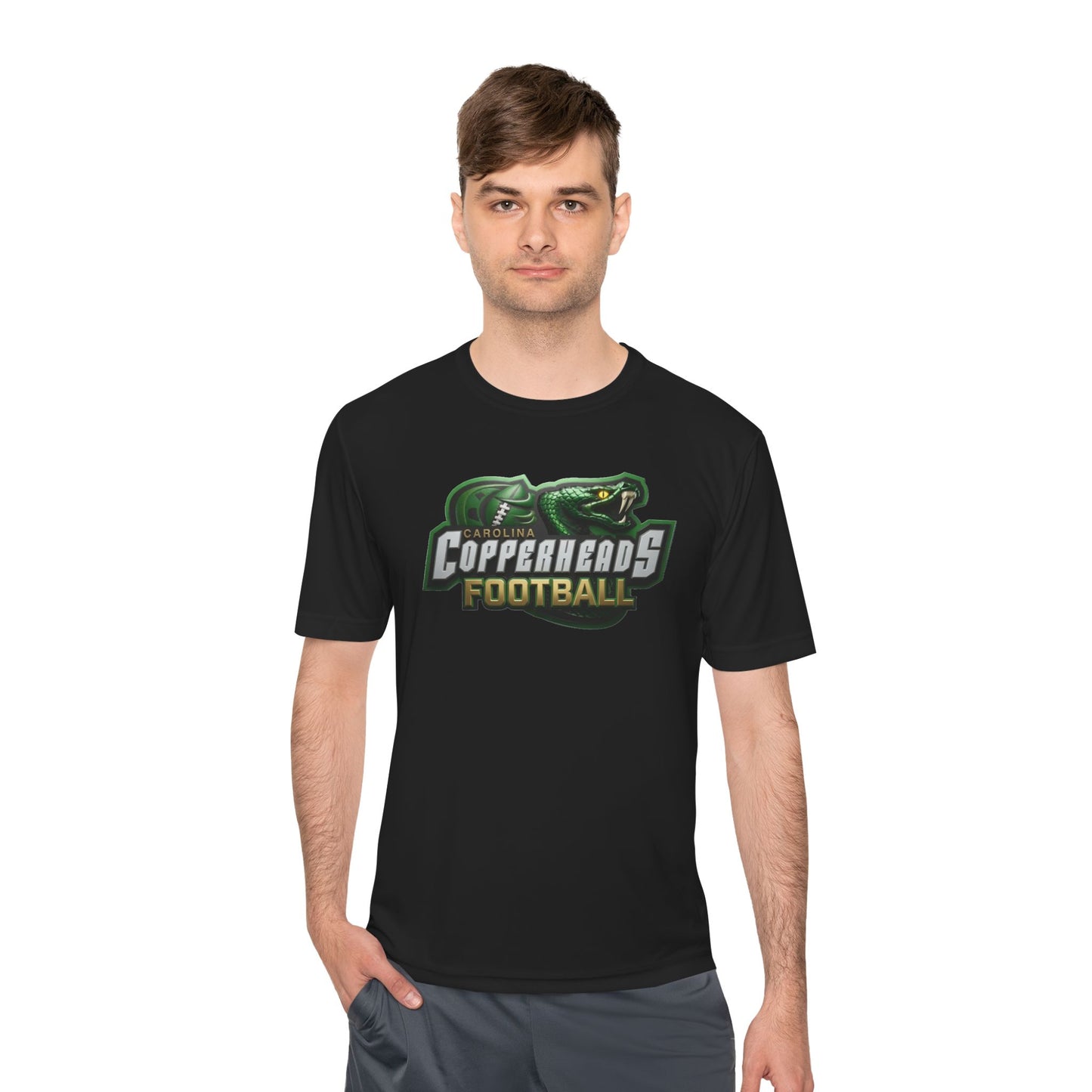 Copperheads Strike Unisex Moisture Wicking Tee - Perfect for Sports, Fitness, Team Events, Outdoor Activities, Gifts
