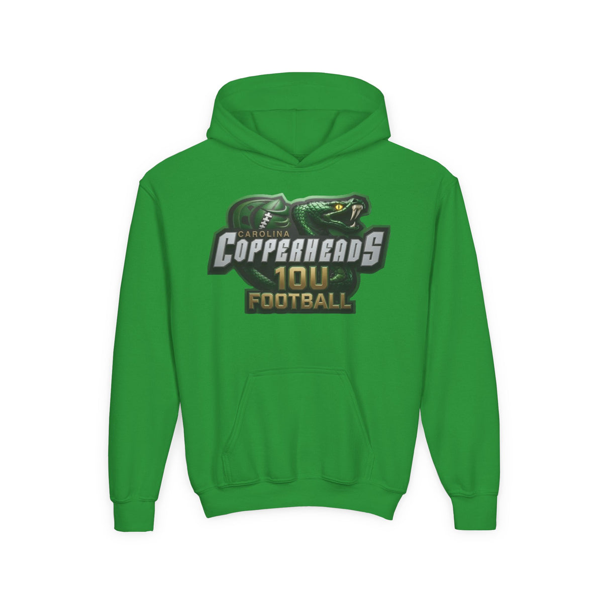 Copperhead Youth Football Hoodie, Perfect for Young Athletes, Team Spirit Wear, Gift for Students, Casual Sports Apparel