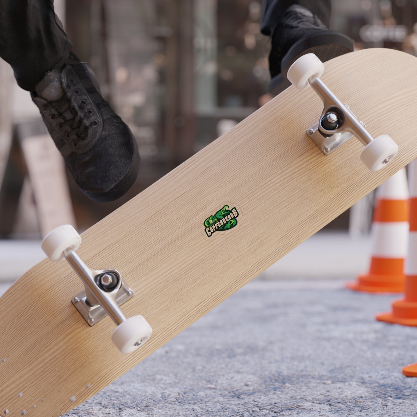 Carolina Copperheads Die-Cut Outdoor Sticker, Sports Team Decal for Fans, Waterproof Car Art, Perfect for Gifts, Sports Enthusiast Decor