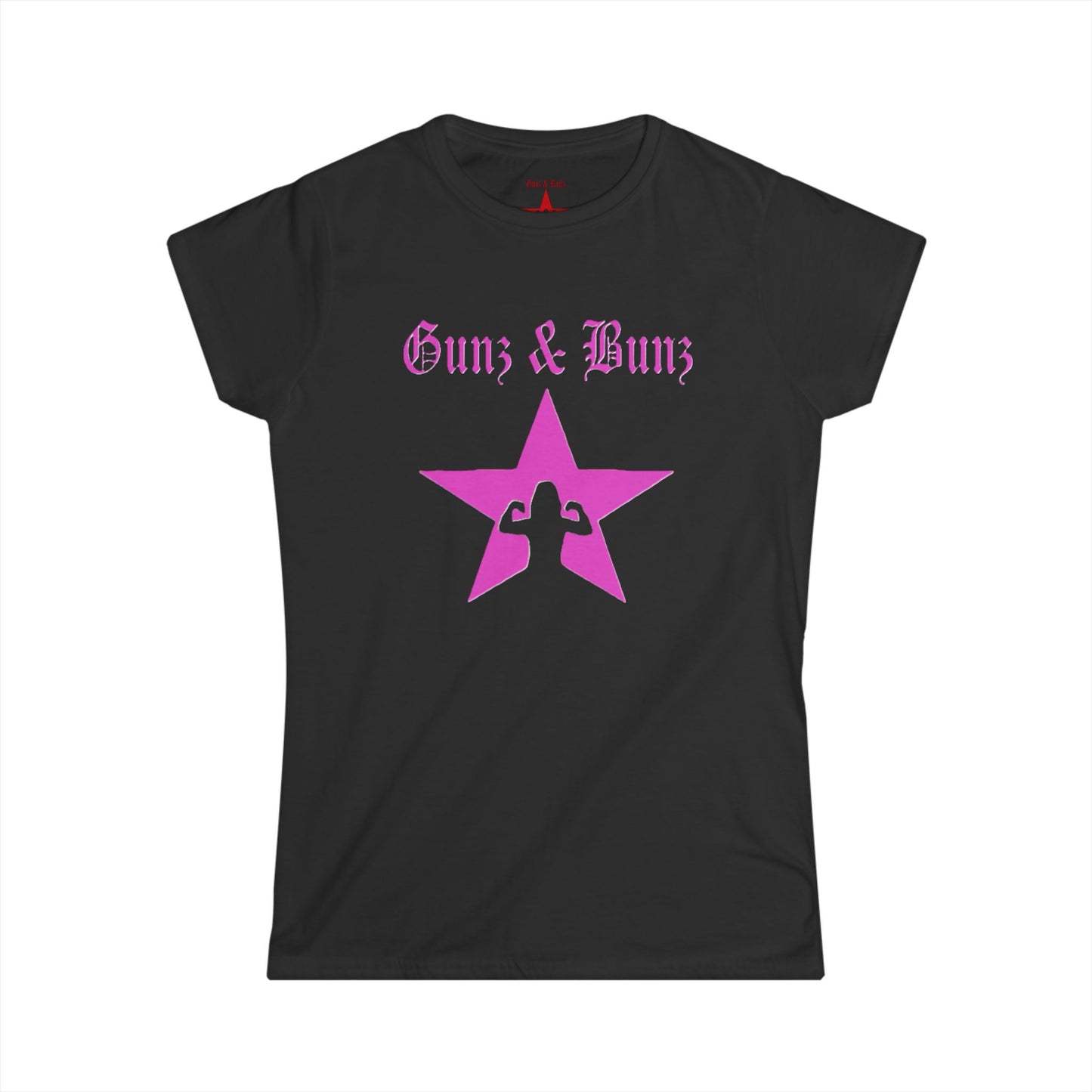 Gunz & Buns Workout Tee for Women - Softstyle Fitness Shirt