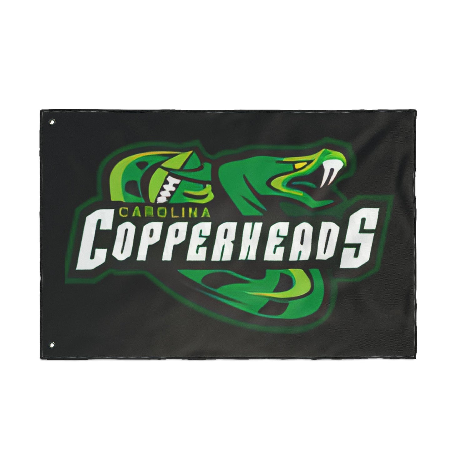 Carolina Copperheads Double Sided Flag, Sports Flag, Team Pride Decor, Game Day Decoration, Fan Flag, Outdoor Banner