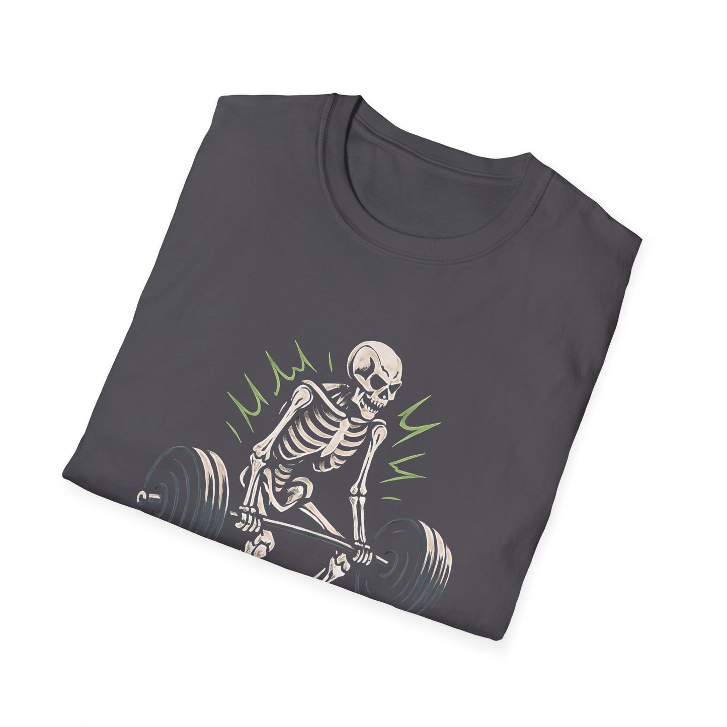 Skeleton Lifts Barbell T-Shirt