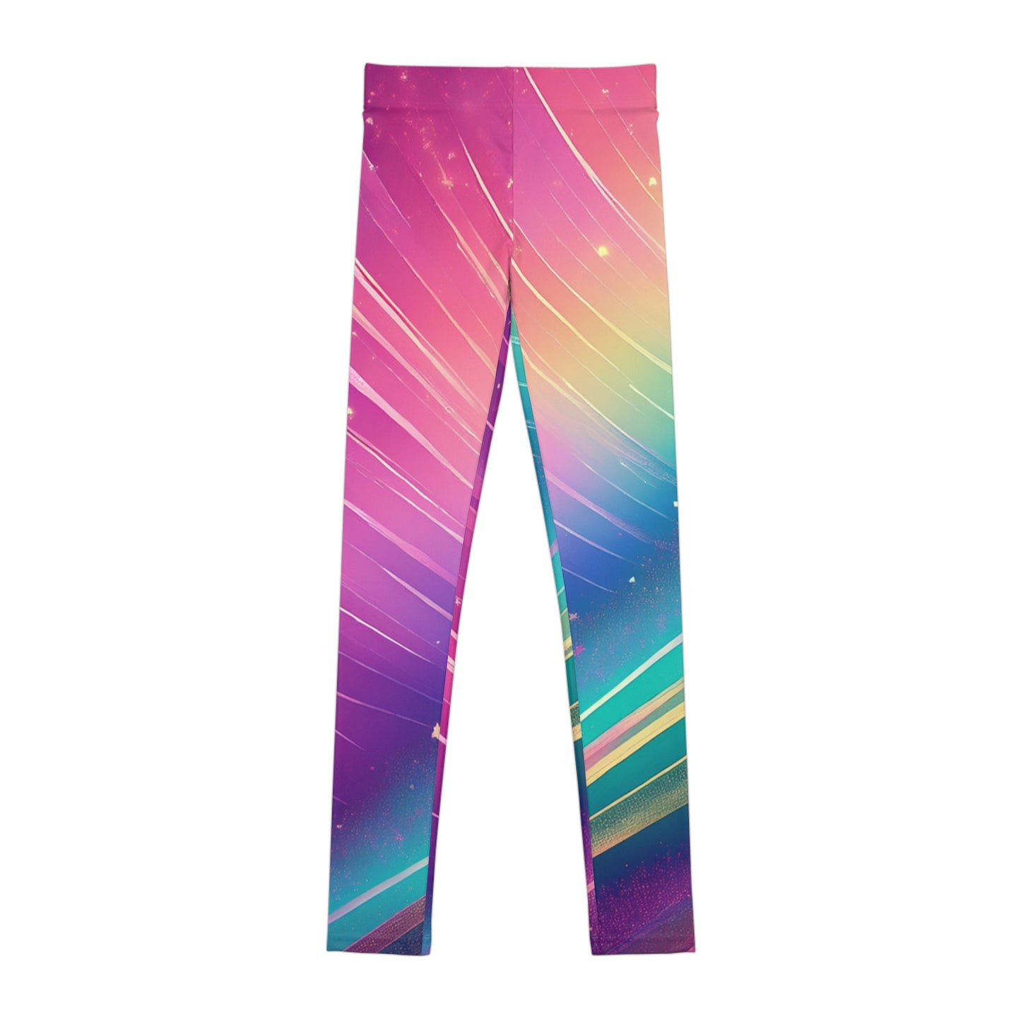 Colorful Galaxy Youth Leggings – Fun & Trendy Activewear for Kids | Stretchy, Comfortable Girls’ & Boys’ Leggings