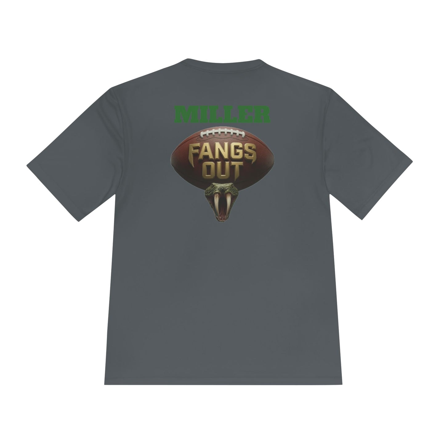 Miller Custom Copperheads Strike Unisex Moisture Wicking Tee - Perfect for Sports, Fitness, Team Events, Outdoor Activities, Gifts