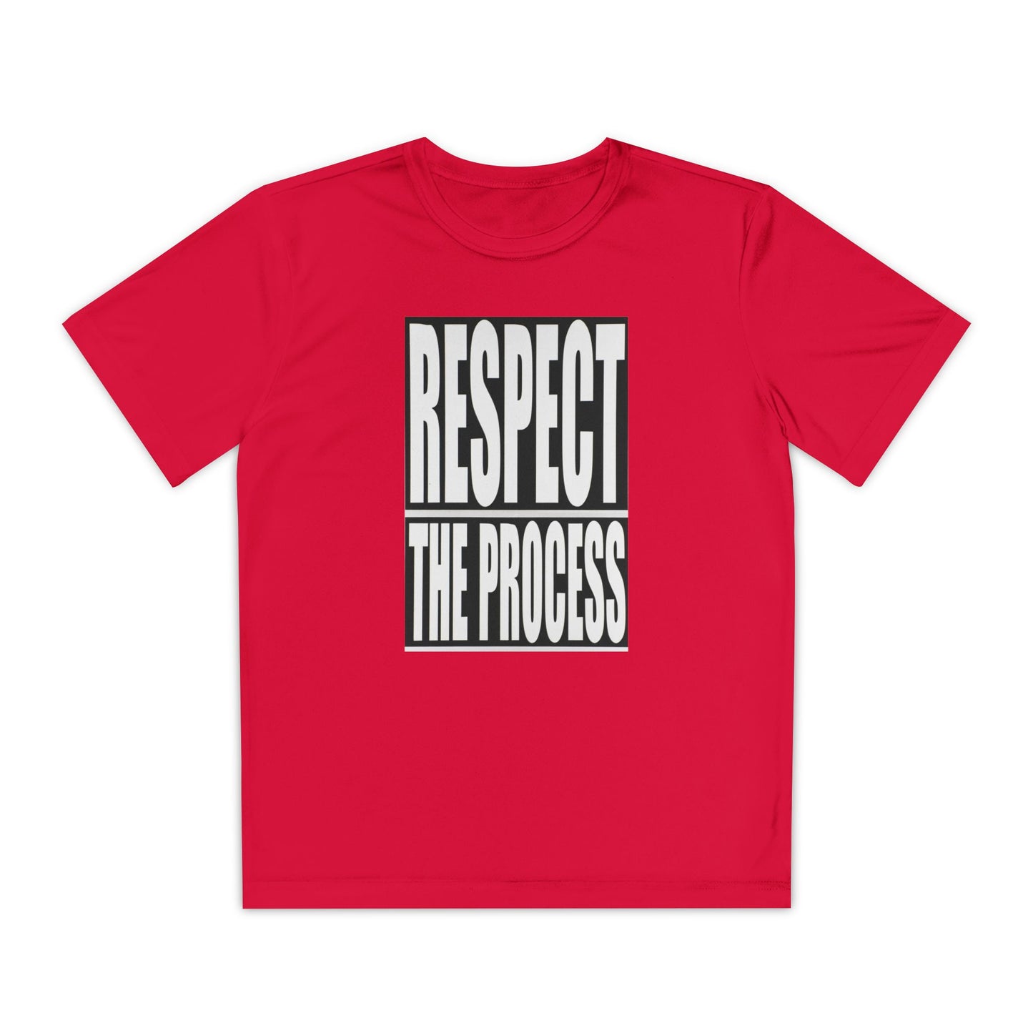 Respect The Process Youth T-Shirt — Motivational Sports Tee for Young Athletes