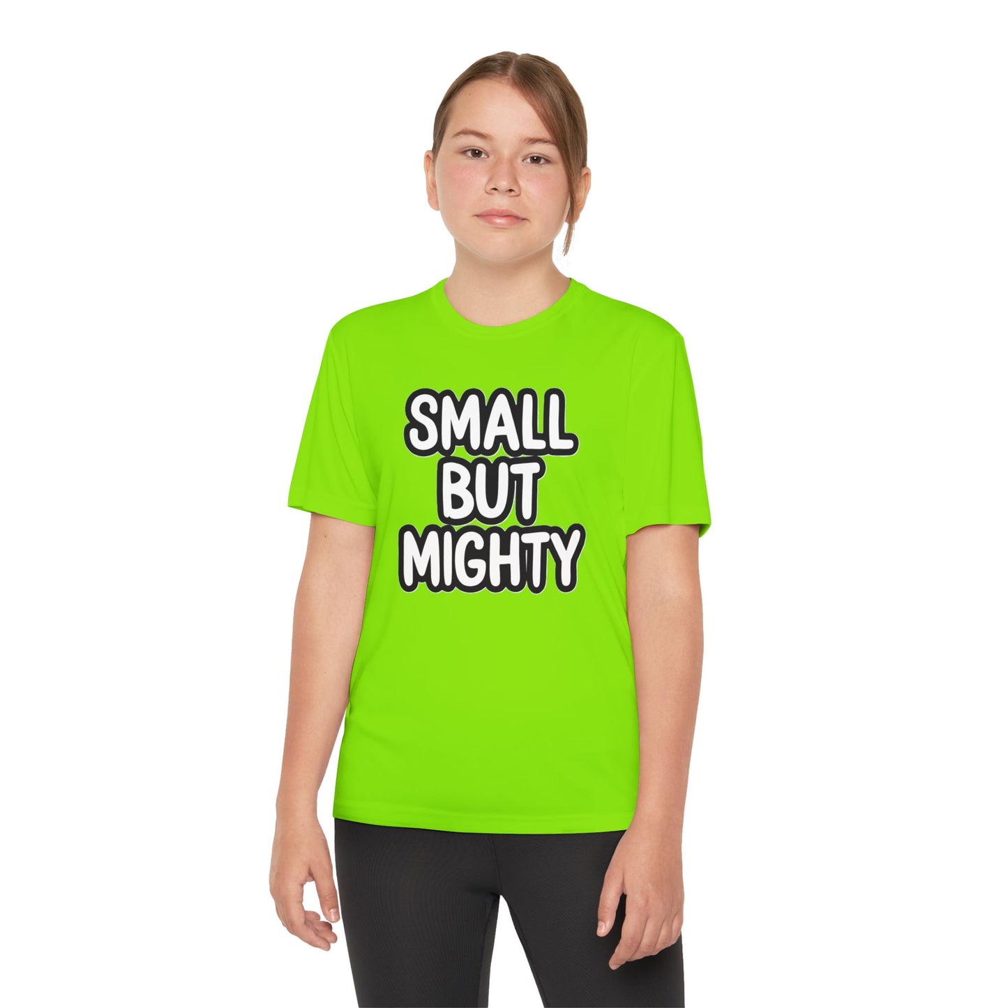Youth T-Shirt — "Small But Mighty" Motivational Kids Tee