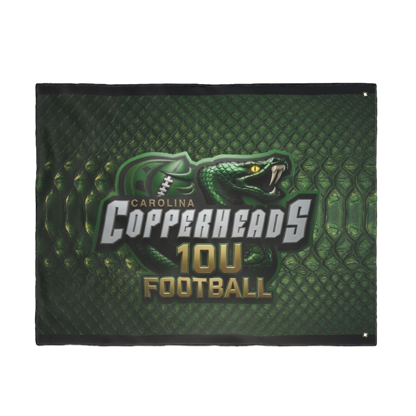 Carolina Copperheads Double Sided Flag, Sports Flag, Team Pride Decor, Game Day Decoration, Fan Flag, Outdoor Banner
