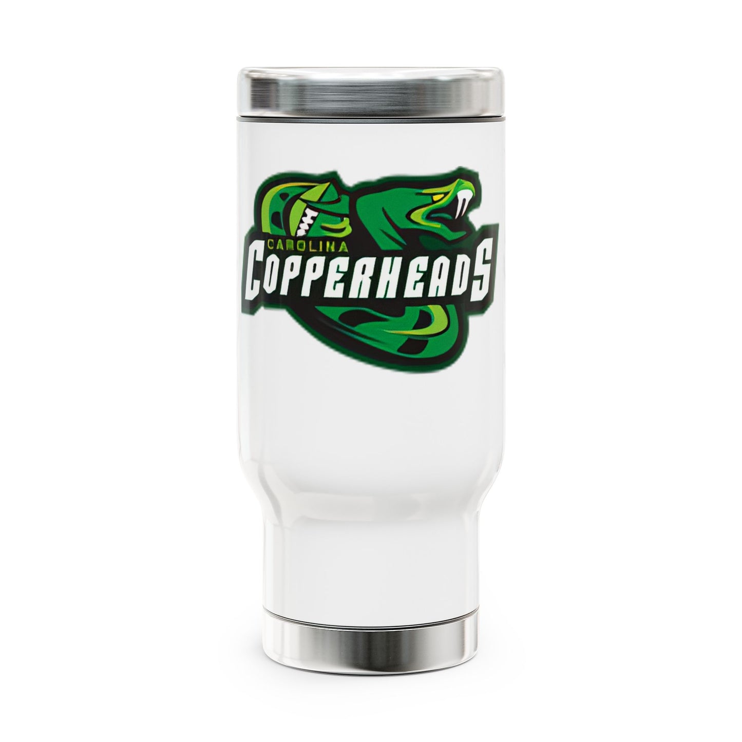 Copperheads Travel Mug, Stainless Steel Coffee Cup, Team Sports Mug, Personalized Gift for Fans, Ideal for Tailgating