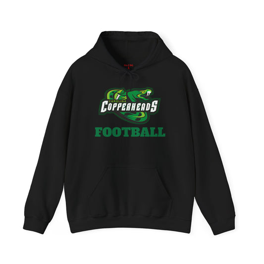 Copperheads Football Hoodie, Unisex Sports Apparel, Team Gear, Stylish Sweatshirt, Perfect for Game Day, Gift for Sports Fans