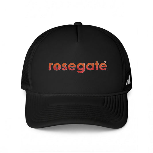 Trucker Cap — "rosegate" Floral Logo Mesh Hat