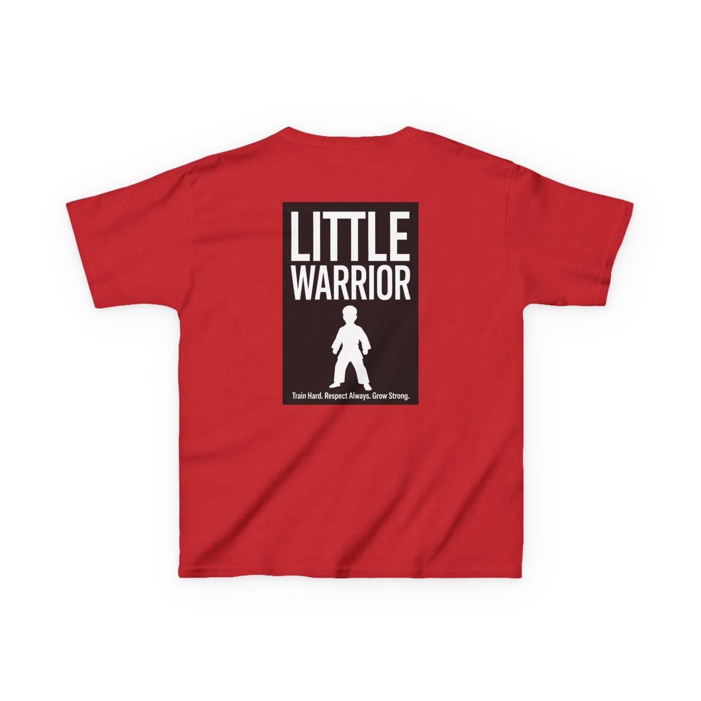 Kids Tee — "Little Warrior" Inspirational Graphic Shirt
