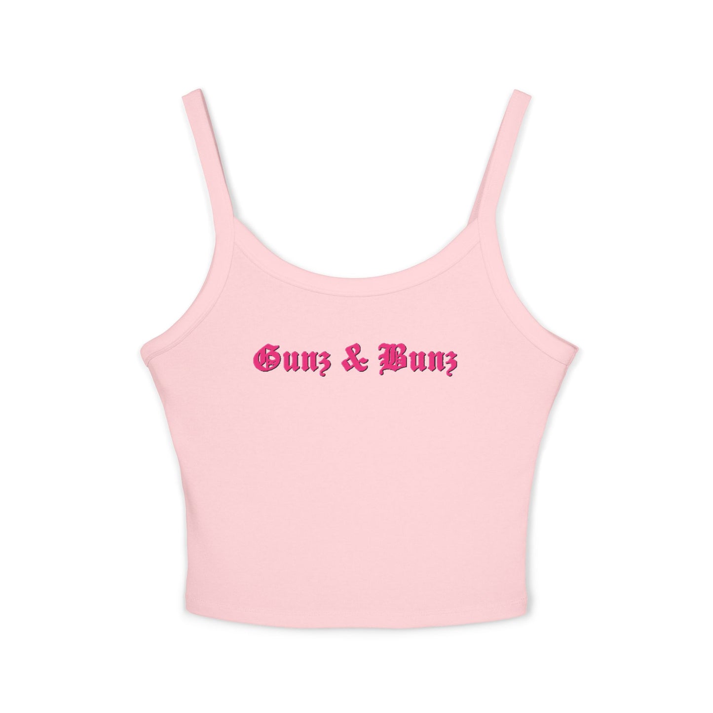 Women's 'Gunz & Bunz' / 'Yeah, I Squat' Spaghetti Strap Tank Top - Fitness Crop Tank