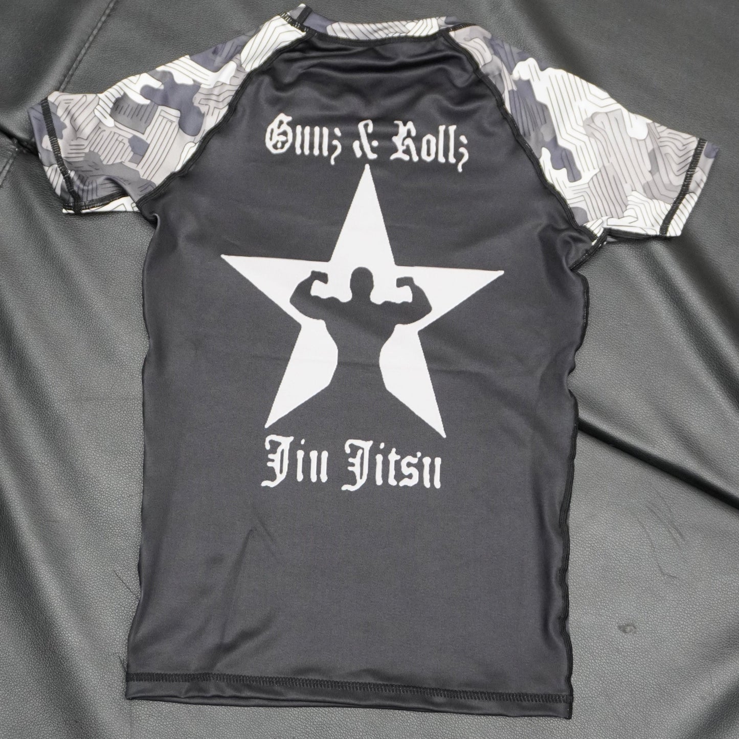 Kid’s Ranked Camo Rash Guard – Durable Youth BJJ No-Gi Shirt | Competition Martial Arts Gear