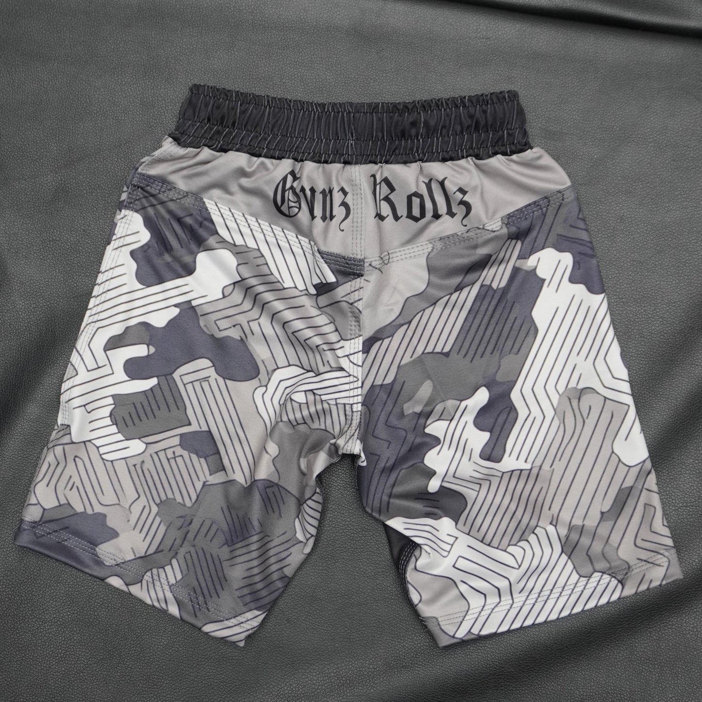 Kid’s Ranked Camo Jiu Jitsu Shorts – Durable Youth BJJ & Grappling Fight Shorts | Competition-Ready No-Gi Gear