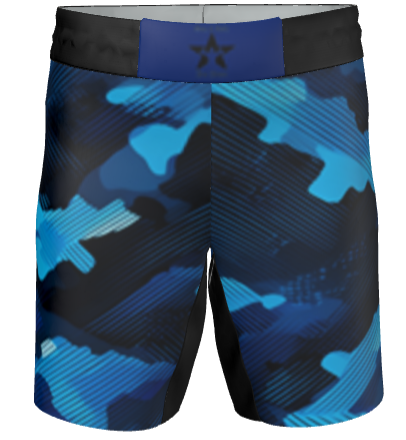 Kid’s Ranked Camo Jiu Jitsu Shorts – Durable Youth BJJ & Grappling Fight Shorts | Competition-Ready No-Gi Gear